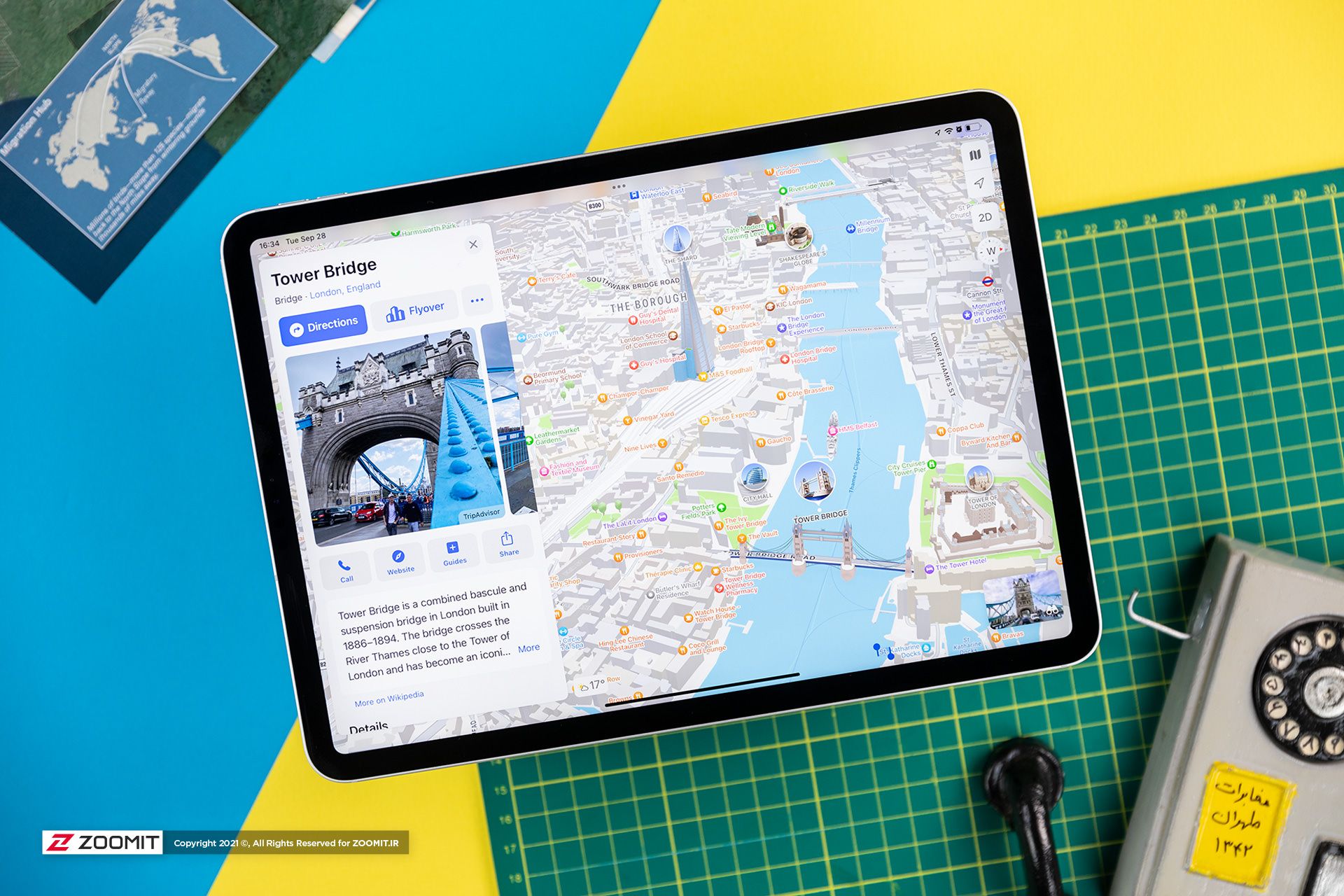 iPadOS 15 - نقشه های سه بعدی جدید
